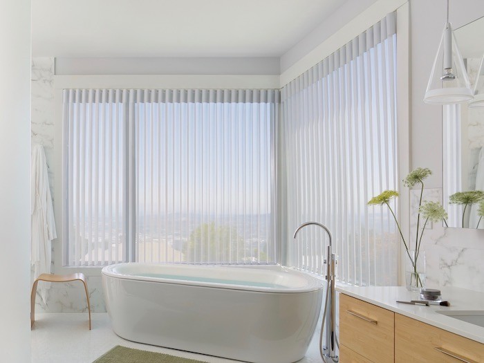 Luminette® Privacy Sheers are ideal for large windows.